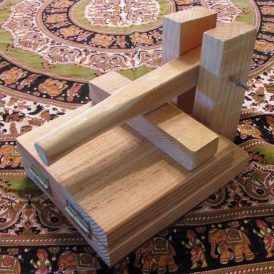 A Homemade Tortilla Press